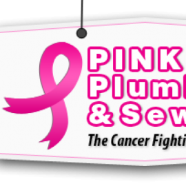 Pink Plumbing and Sewer logo